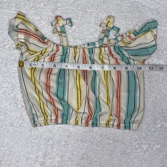 Jessica Simpson 2 piece striped summer set 6/9m - Picture 2 of 8